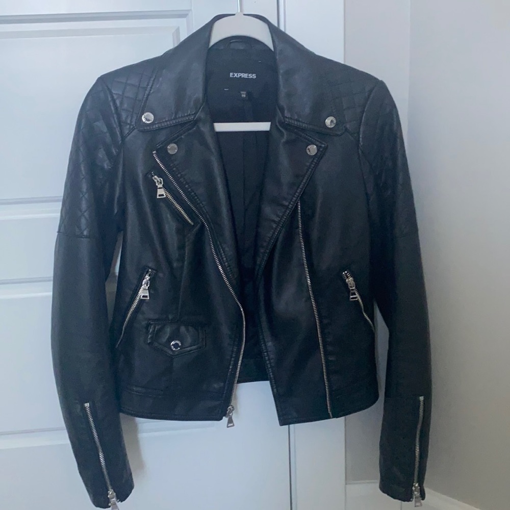 Express faux leather jacket